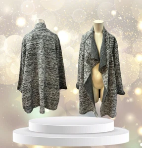 Nic+Zoe, Damen, Herbstmantel, grau, Gr. 3X, lang, langarm, asymmetrischer Ausschnitt.! - Bild 1 von 13