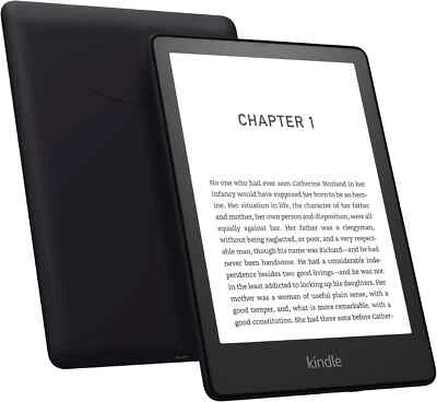 Amazon Kindle Paperwhite Waterproof 6" High-Resolution Display 32GB—with Ads Bla - Image 1 of 3