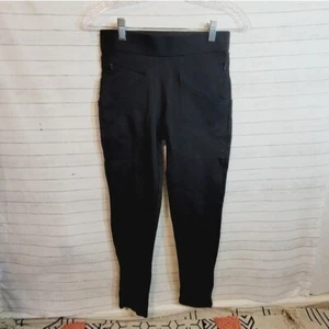 BETABRAND SCHWARZE YOGA-ANZUGHOSE MIT DOPPELTER VORDERTASCHE, XS PETITE - Bild 1 von 12
