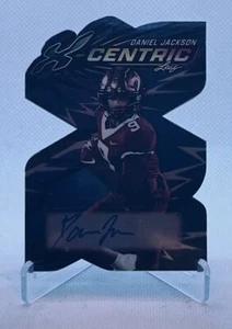 Daniel Jackson 2024 Leaf Centric Die Cut Prizm SP Rookie RC Auto /8 (Texans) - Bild 1 von 2