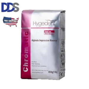 Hygedent Chromatic Alginate Impression Material Fast Set Mint Flavour (Dustfree) - Picture 1 of 2