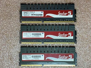 12GB (3x4GB) Patriot Sector5 PGV38G1333ELK DDR3-1333MHz RAM Kit * PD000205 - Picture 1 of 5