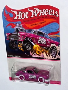 HOT WHEELS CUSTOM EDIZIONE 2024 CANDY STRIPER ROSA '71 PORSCHE 911 REAL/R LIMITED - Foto 1 di 8