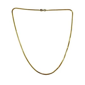 GIVENCHY Vintage 30" klassische Gold Box Kette Halskette Herren Damen 80er AUTHENTISCH - Bild 1 von 5
