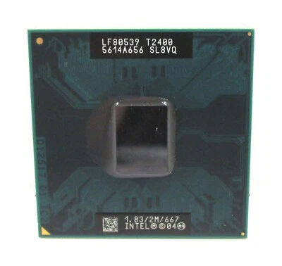 INTEL Pentium Dual Core T2400 Processor @ 1.83GHz 2MB Socket M SL8VQ - Image 1 of 2