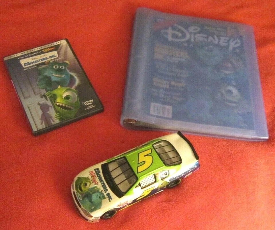 Monsters,Inc(DVD,2002,2-Disc Set,Collectors Edit.),Hot Wheels Car,87 Card Album  - Image 1 of 4