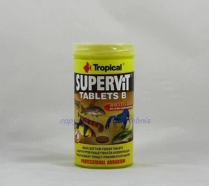 Supervit Tablets B Tropical 250ml Futtertabletten Bodentabletten 43,16€/L - Bild 1 von 1