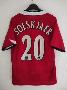 MANCHESTER UNITED 2004-2005 Solskjaer 20 camiseta shirt trikot maillot M - Bild 1 von 5