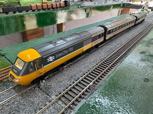 BR 125 HST DCC 3 CAR SET WITH PASSENGERS & LIGHTS (SOUND UPGRADE AVALABLE ) - Picture 1 of 16