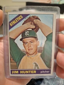 1966 Topps - #36 Catfish Hunter - Bild 1 von 3