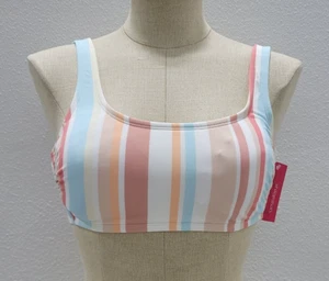Top de baño bikini Xhilaration para mujer - Tiras multicolor - Talla D/DD - Imagen 1 de 11