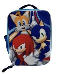 Sonic The Hedgehog Kids Insulated Reusable Lunch Bag w/Mesh Water Bottle Pocket - Picture 1 of 6