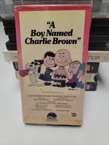 A Boy Named Charlie Brown (VHS, 1985) Playhouse Video In Shrink w/ Watermark - Picture 1 of 3