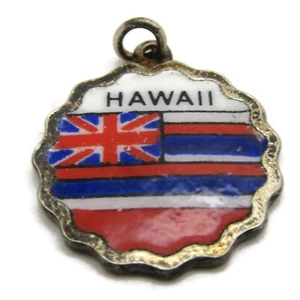 Vintage Hawaii Charm Souvenir Flag Design High Quality Made in Germany - Picture 1 of 4