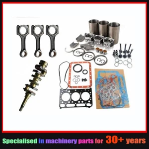 Rebuild Kit+3pcs Connecting Rod+Crankshaft For Kubota D1503 Engine KX91-3 U35 - Bild 1 von 8