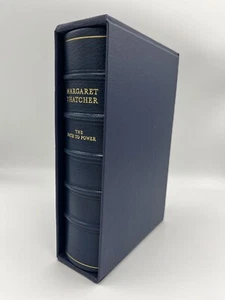 Very rare Margaret Thatcher Signed Path to Power Book Deluxe Edition Numbered - Picture 1 of 4