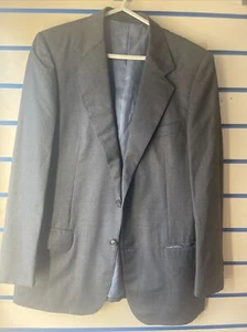 Ermenegildo Zegna Mens Suit Trefeo Wool Jacket Size 50 Grey 2 Button - Picture 1 of 24