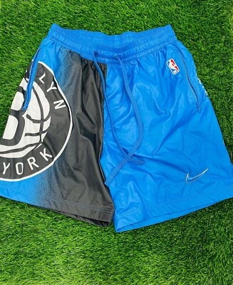 Pantalones Cortos Brooklyn Nets Nike NBA Auténtico Logo Edición Ciudad Para Hombre Medianos RARO Foto 1 de 4