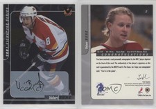 2000-01 ITG Be A Player Signature Series Vault Black Valeri Bure #2 Auto