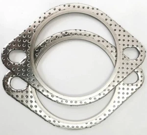3" 76MM EXHAUST GASKET - 106MM BOLT SPACING, 3 INCH FLANGE (pack of 2) - Picture 1 of 11