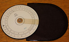 Vintage Ancien Disque Disc Regle A Calculs Uster Loga 30Se Swiss Made Schweiz