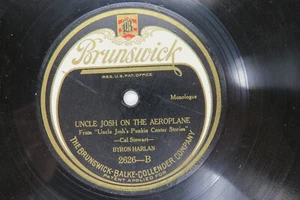 Byron Harlan - BRUNSWICK 2626 - Uncle Josh On The Aeroplane & Playing Golf - Imagen 1 de 4