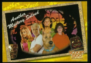 SCOOBY DOO MOVIE (Inkworks/2002) "ANOTHER MYSTERY SOLVED" CASE LOADER CARD #CL1 - Picture 1 of 3