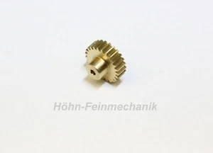 Stirnzahnrad, Zahnrad, Modul 0,5, aus Messing, 25 Zähne, 4mm Zahnbreite - Bild 1 von 1