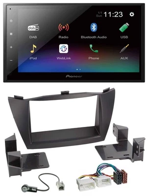 Pioneer USB Bluetooth DAB 2DIN MP3 Autoradio für Hyundai ix35 (2010-2013) - Bild 1 von 4