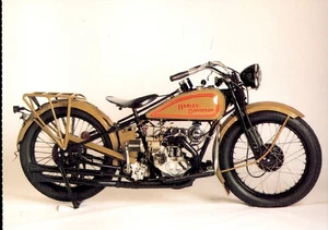 Harley-Davidson Postkarte 1932 21 Kubik Zoll Einzylinder Modell - 1 - Bild 1 von 2