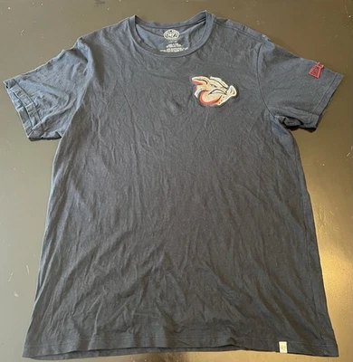 Camisa Rara Lehigh Valley Iron Pigs '47 Bordada Bolsillo Logo Azul Marino XL Foto 1 de 4