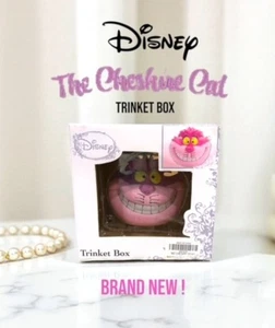 Disney Cheshire die Katze Harz Schmuck Schale mit Deckel Top Alice im Wunderland - Neu! - Bild 1 von 2