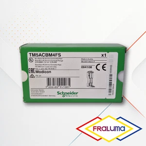 Schneider Electric Modicon TM5ACBM4FS Connettore Rosso PLC Base Bus - NUOVO - Imagen 1 de 3