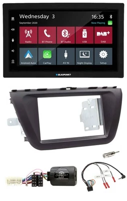 Blaupunkt 2DIN Lenkrad USB Bluetooth DAB Autoradio für Suzuki SX4 ab 2013 - Bild 1 von 4