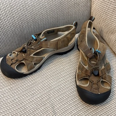 Sandalias de agua Keen 1003993 Venice para mujer marrón mar Caribe EE. UU. 10 REINO UNIDO 7,5 USADAS EN EXCELENTE ESTADO Foto 1 de 4