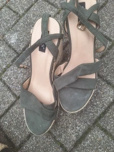 Damen Keilabsatz Schuh Perlen 39/40 - Bild 1 von 3