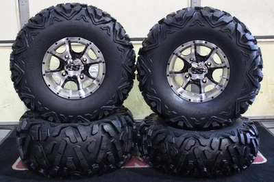 POLARIS RZR 900 S 27" QUADKING ATV TIRE & COBRA M/B WHEEL KIT POL10K BIGGHORN - Image 1 of 4