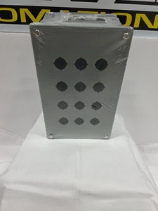 HOFFMAN E-12PBGX PUSHBUTTON ENCLOSURE NSMP - Picture 1 of 9
