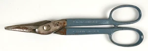 Tijeras Wiss V-19 13 pulgadas gota forjado metal corte estaño recortes vintage EE. UU. FD993 - Imagen 1 de 5