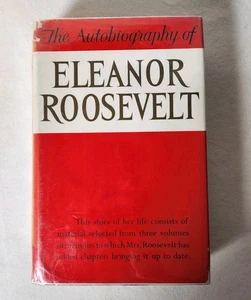 The Autobiography of Eleanor Roosevelt 1961 1st edition Hard Cover + Bonus Book - Bild 1 von 11