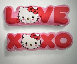 New! Hello Kitty & Friends 2 Pk Decorative Pillows Love & XOXO Free Shipping! - Picture 1 of 4
