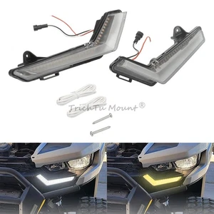 2pcs LED-Frontakzentleuchten Blinkerleuchten For Can-Am Defender/Commander 20-25 - Picture 1 of 24