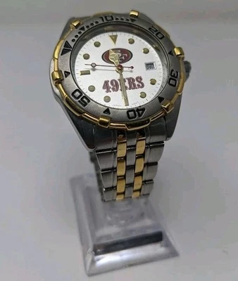 RELOJ San Francisco 49ers tono plata/oro necesita batería Foto 1 de 4
