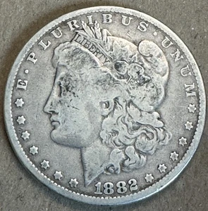 Morgan Dollar - 1882 P - 90% Silber - USA Silver Dollar - Bild 1 von 3