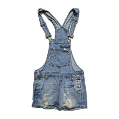 Pantalones Cortos LEI Denim Carol Azul Juniors Talla XS Envejecidos Foto 1 de 4