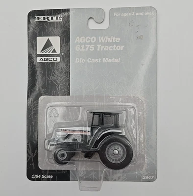 Ertl 2000 Agco 1/64 Die Cast Metal Agco White 6175 Tractor # 2847 *NEW* - Image 1 of 4