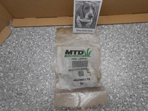 Interruptor de seguridad de bloqueo MTD Cub Cadet 725-1657 925-1657A OEM NOS - Imagen 1 de 4