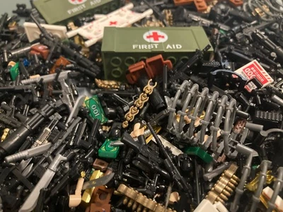 Lote de accesorios para minifiguras Lego - armas y arcos 100 piezas Foto 1 de 4