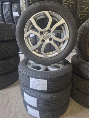Satz Sommerräder auf Alufelgen für Renault Twingo 165/65 R15 81H Dunlop - Bild 1 von 3