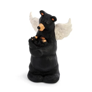 Bearfoots (Big Sky Carvers) Little Baby Angel Bear by Jeff Fleming -PreOwned - Foto 1 di 2